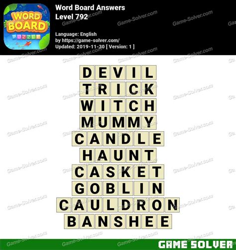 Wordalot Level 792 Answers and Solutions.
